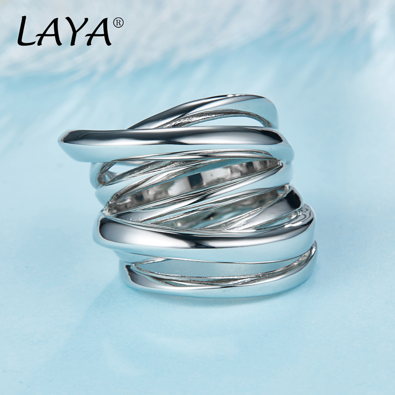LAYA 925 فضة متعدد الطبقات الص - مراجعة Ethnic Fashion Design وسعره